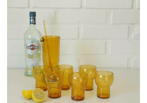 Shot Glass Set Vintage Cocktail Glasses