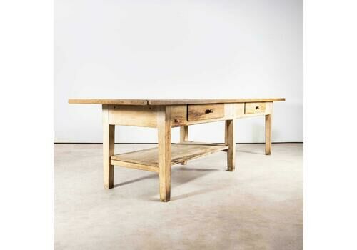 1950’s Very Large Original French Scullery Prep Table