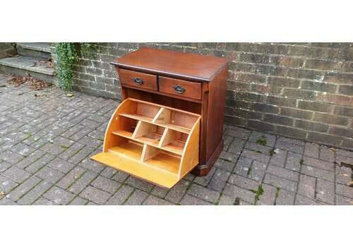 Mock Vintage Solid Wooden Shoe Entryway Storage Tidy Chest Of Drawers