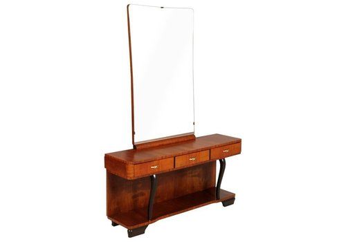 Art Deco Mirrored Dressing Table Or Vanity By Gaetano