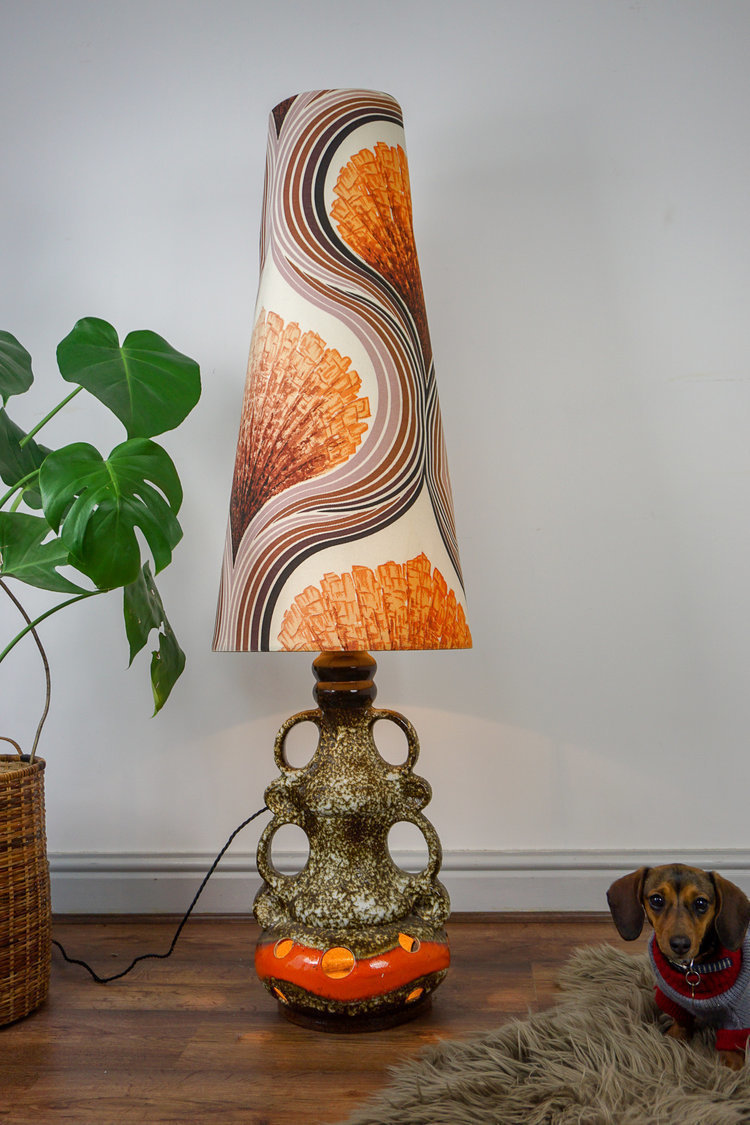 Large West German Floor Lamp