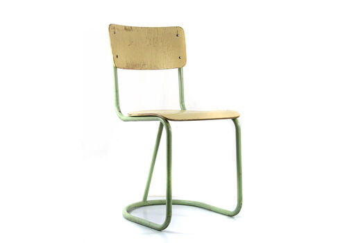 2 Plywood Bauhaus Mart Stam Style Vintage Chairs