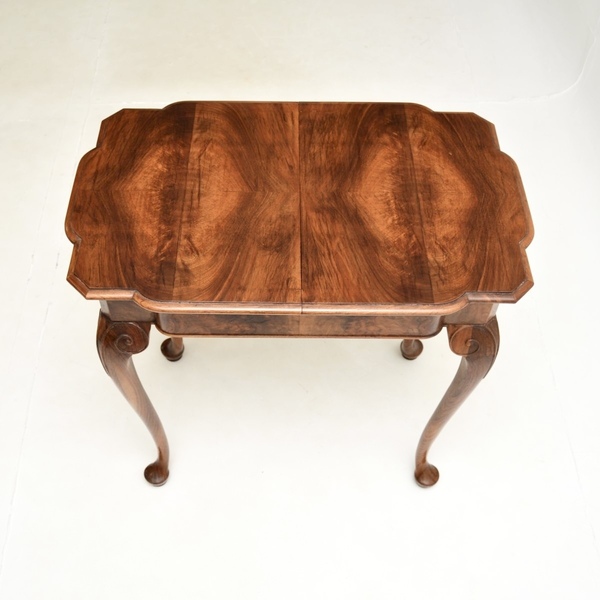 Antique Figured Walnut Occasional Side Table photo 773.76
