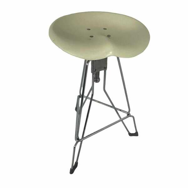 Yasu Sasamoto Dulton Industrial Vintage Bar Stool With