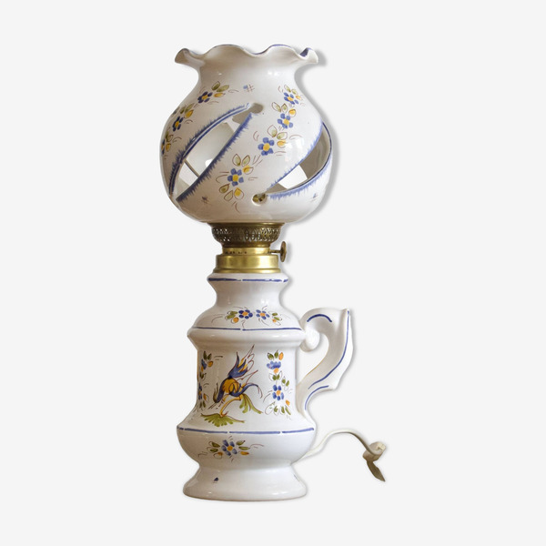 Handmade Earthenware Lamp From Moustiers