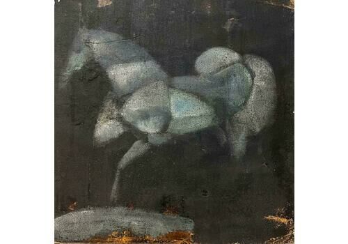 Robert Ladouoriginal French Textured Equine Study Of A Horse20th Century