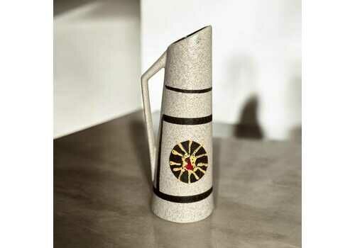 Art Deco Design From Scheurich West Germany Vintage Mid Century Ceramic Vase, Scheurich 272 20