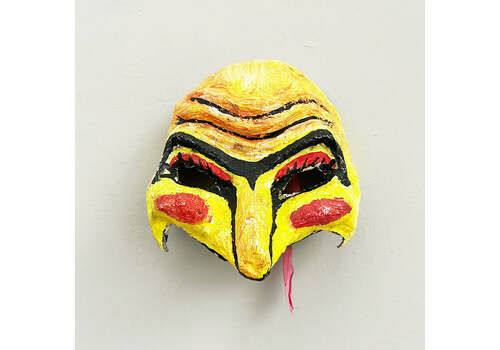 Vintage Lecce Papier Mache Mask  Art