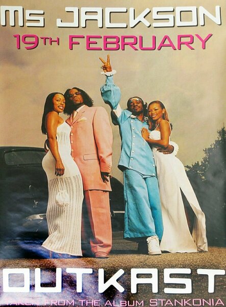 Outkast Ms Jackson Original Vintage Poster | Vinterior