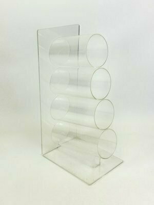 Vintage Acrylic Wine Rack, 1970s