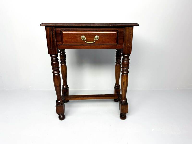 Vintage Side Table With A Drawer | Hall Table
