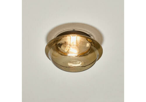 1970’s Czech Smoked Bullicante Orb Glass Wall – Ceiling Lamps – Good Quantity Available