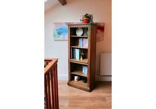 Ercol Mural Tall Bookcase In Golden Dawn