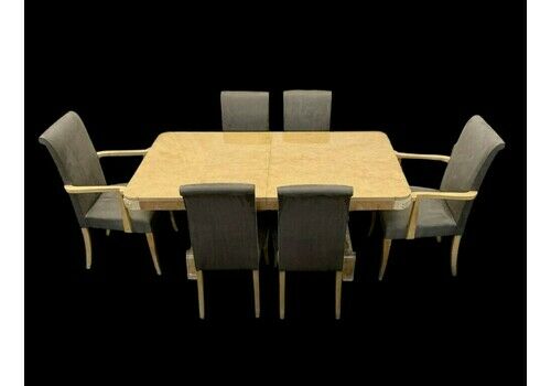 Art Deco Hille Dining Room Table And Six Chairs