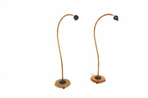 Scandinavian Svanhals Floor Lamps, Markslöjd, Sweden, 1980s, Set Of 2