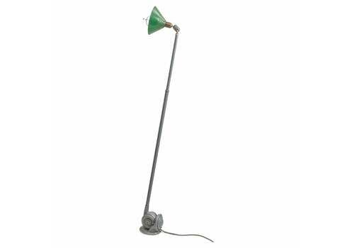 Old Version Johan Petterson Triplex Lamp With Green Shade, Sweden, 1930