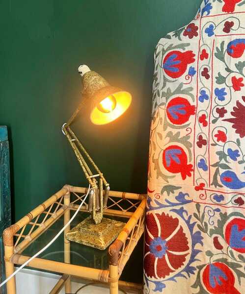 1938 Herbert Terry Model 1227 Anglepoise Articulated Lamp   An Early Collectible. Two Available Separately Or As A Pair. photo for sale
