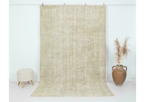 6x10 Turkish Rug, Plain Vintage Rug, Antique Handmade Rug, Oushak Rug, Anatolian Rug, Low Pile Rug, Living Room Rug,Old Rug,Area Rug