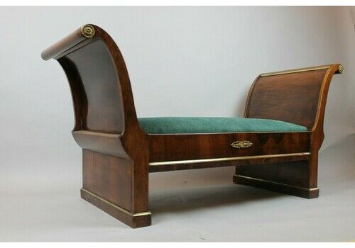 Italian Empire Walnut Bench