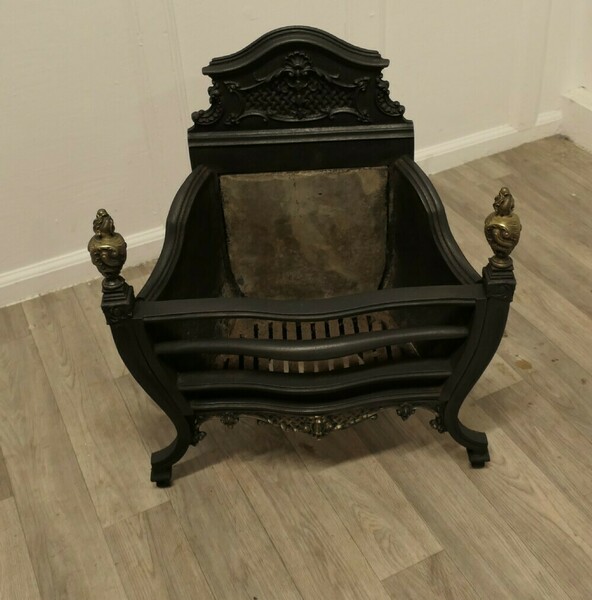 A Large Regency Iron Fire Grate photo furniture