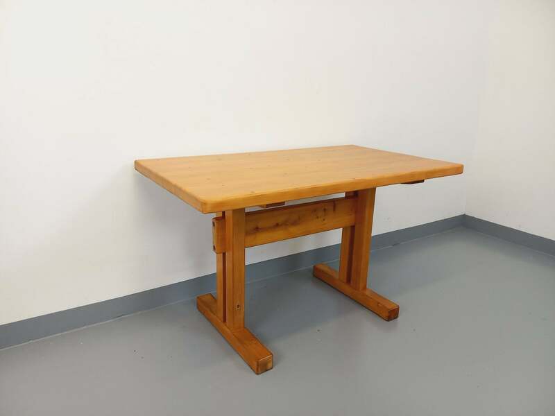 Charlotte Perriand Les Arcs Rectangular Table In Pine