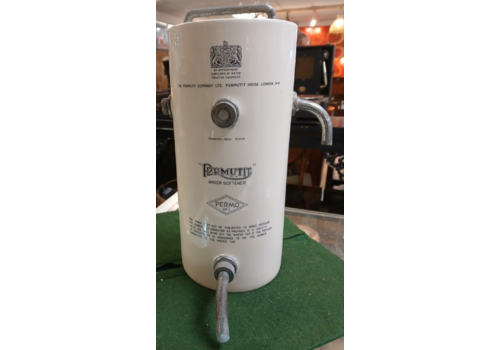 Early C20th Permutit No 1 Water Softener White Earthen Ware (Royal Doulton) Ua/F