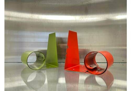 Vintage Pair Of Sprung Steel Bookends