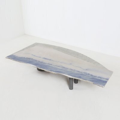 Sculptural Coffee Table In Marble And Stone By Pia Manu, 1970s