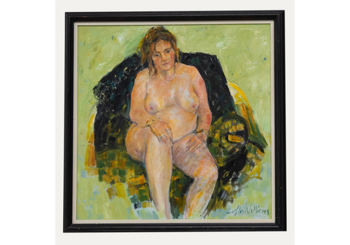 Glo Williams (B.1940) Contemporary Oil, Female Nude Study