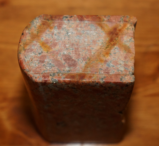 Sulpted Deep Red Antique Library Book Carved From Rock Part Of A Large Suite photo Art