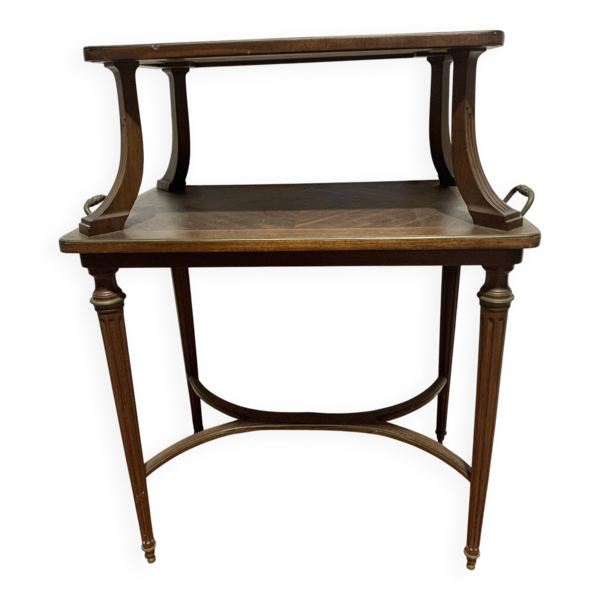 Louis XVI Style Serving Table In Mahogany, 19th Century