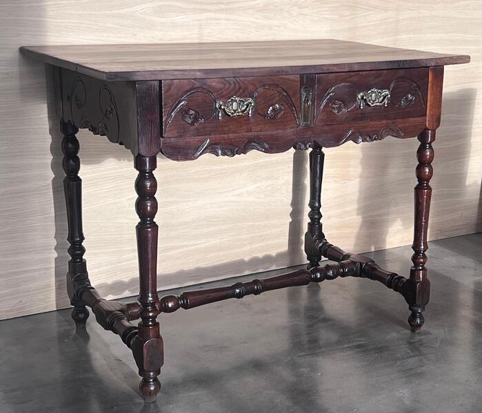 Spanish Country Pine "Mobila " Sofa Table Or Console Table With Drawer