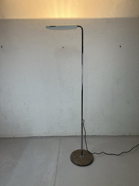 Mezzaluna Bruno Gecchelin Skipper Marble Floor Lamp 80’s Vintage Design