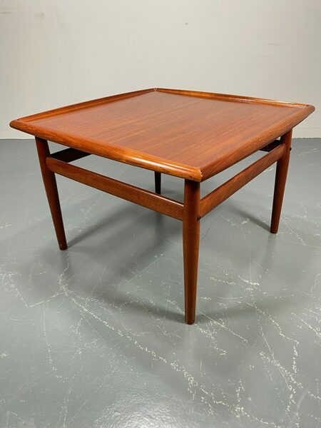 Danish Square Teak Coffee Or Side Table By Grete Jalk