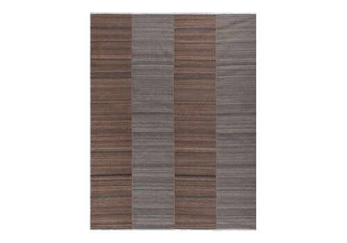 Vintage Oversized Striped Turkish Kilim Rug 9