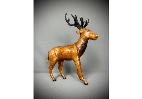 A Leather Wrapped Elk Stag