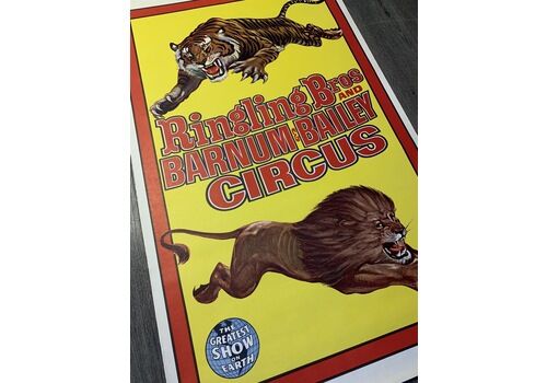 Ringling Bros And Barnum & Bailey Circus Poster 1950’s