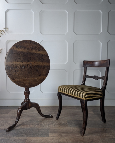 George III Oak Tilting Tea Table