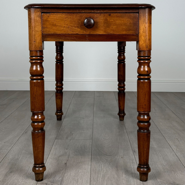 Antique 19th Century Single Drawer Side Table In Mahogany