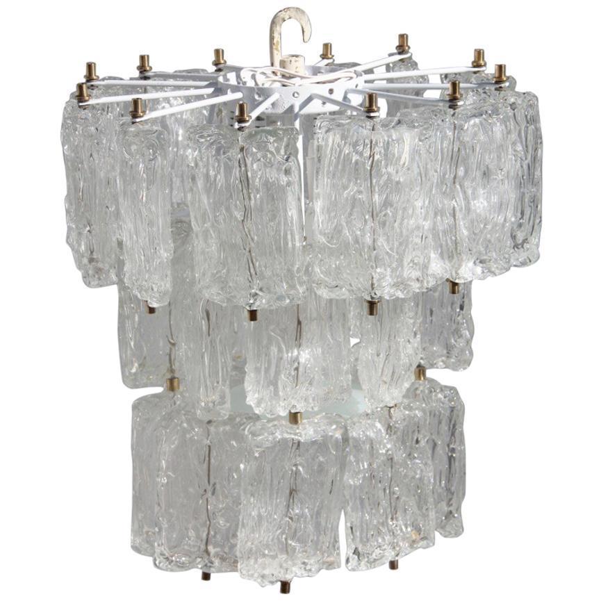 Murano Glass Chandelier by Toni Zuccheri for Venini | #73647 Murano Glass Chandelier by Toni Zuccheri for Venini | #73647