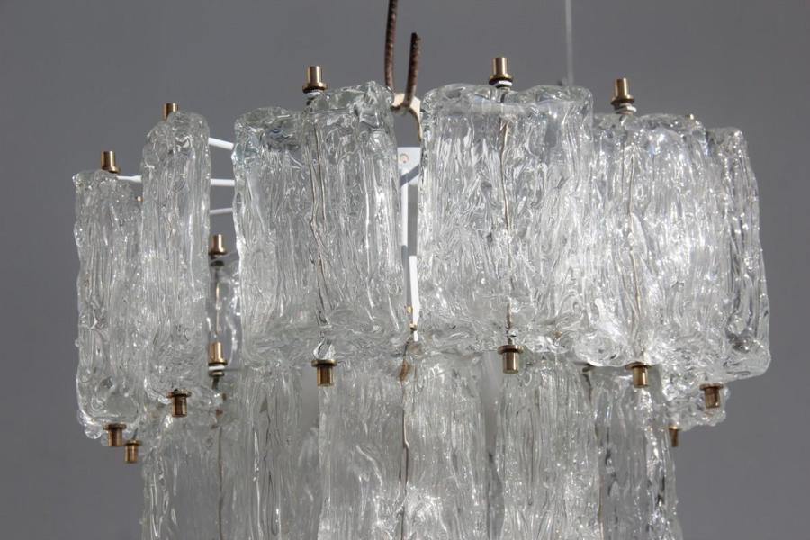 Murano Glass Chandelier by Toni Zuccheri for Venini | #73647 Murano Glass Chandelier by Toni Zuccheri for Venini | #73647