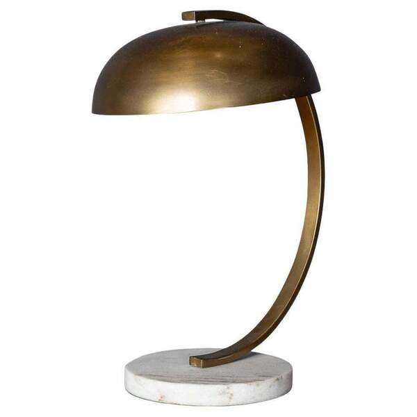 Vintage 20th Century Brass Christian Dell Style Table Lamp C.1970