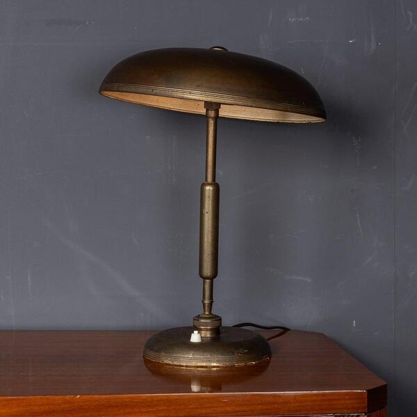 Mid 20thc Bronze Adjustable Table Lamp Attributed To Giovanni Michelucci C.1945 photo furniture