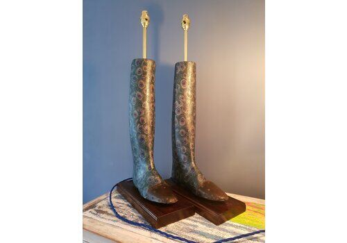 Pair Of Boot Last Lamps