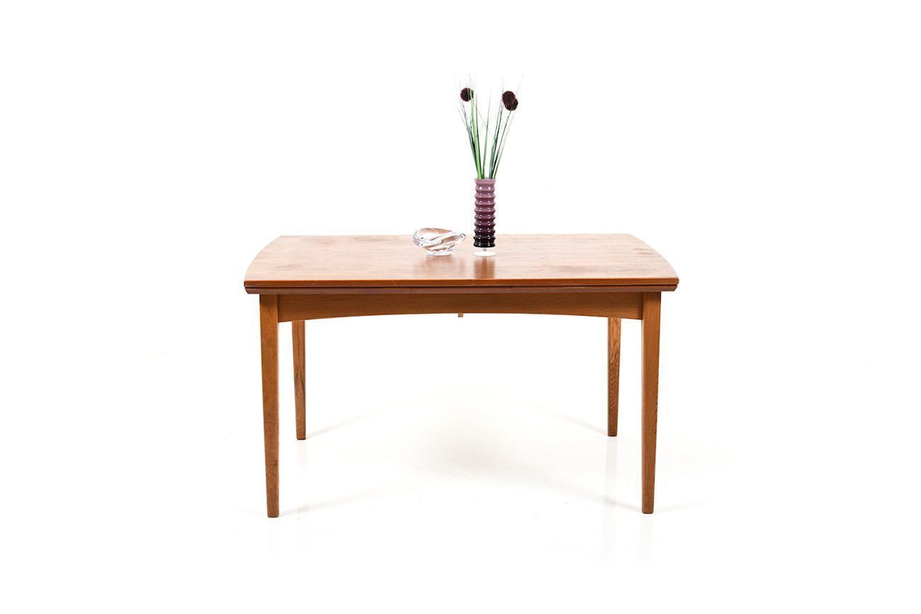 Mid Century Danish Teak And Oak Dining Table Mid Century Danish Teak And Oak Dining Table
