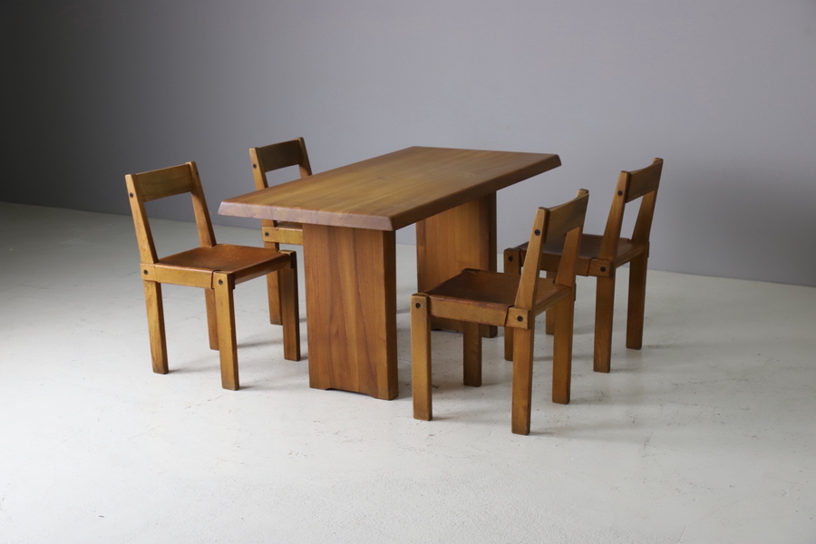 Pierre Chapo ‘T14′ Dining Table