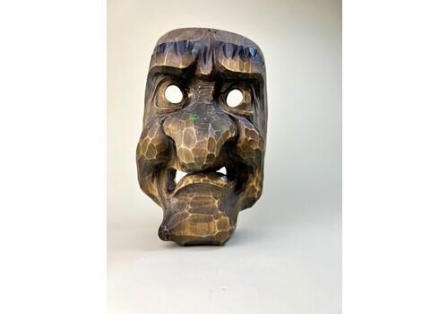 Swiss Wood Festival Mask, Fasnacht Carnival Mask, Traditional Wall Mask, Medieval Style Decor
