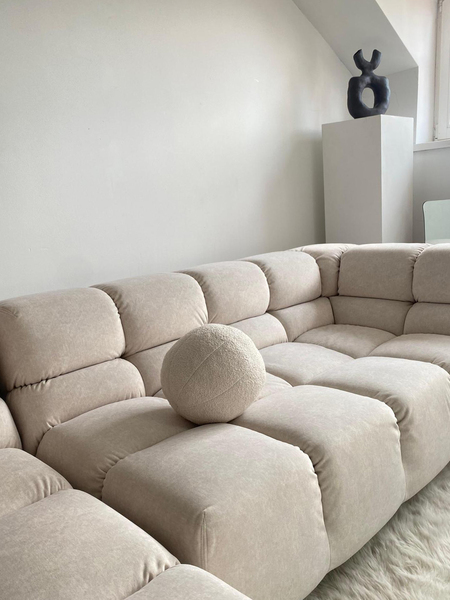 B&B Tufty Time Light Sofa, Upcycled photo furniture