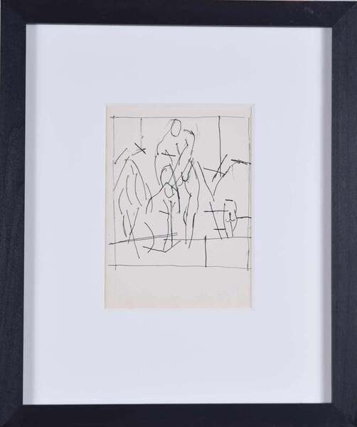 Male Nudes II, Sketch By Keith Vaughan