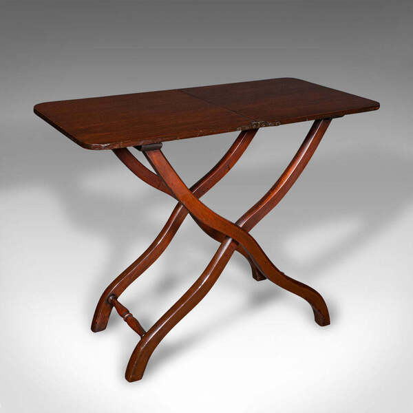 Antique Garden Tending Table English Folding Occasional Hobby Victorian